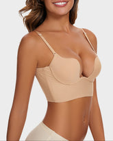 Low Cut U-Shaped Backless Bra